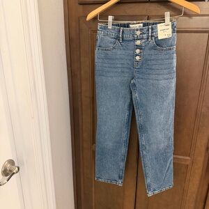 Abercrombie Kids High Rise Blue Jeans